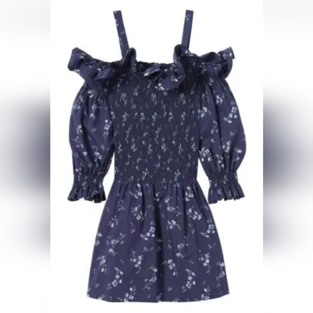 NWT Rebecca Taylor Off-The-Shoulder Francine Dress SZ 0